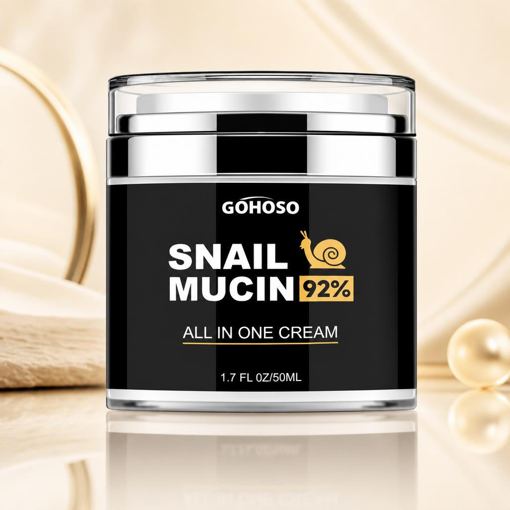 Crema Facial de Baba de Caracol GOHOSO · Snail Mucin 92%