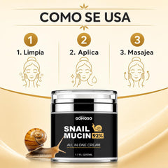 Crema Facial de Baba de Caracol GOHOSO · Snail Mucin 92% 5